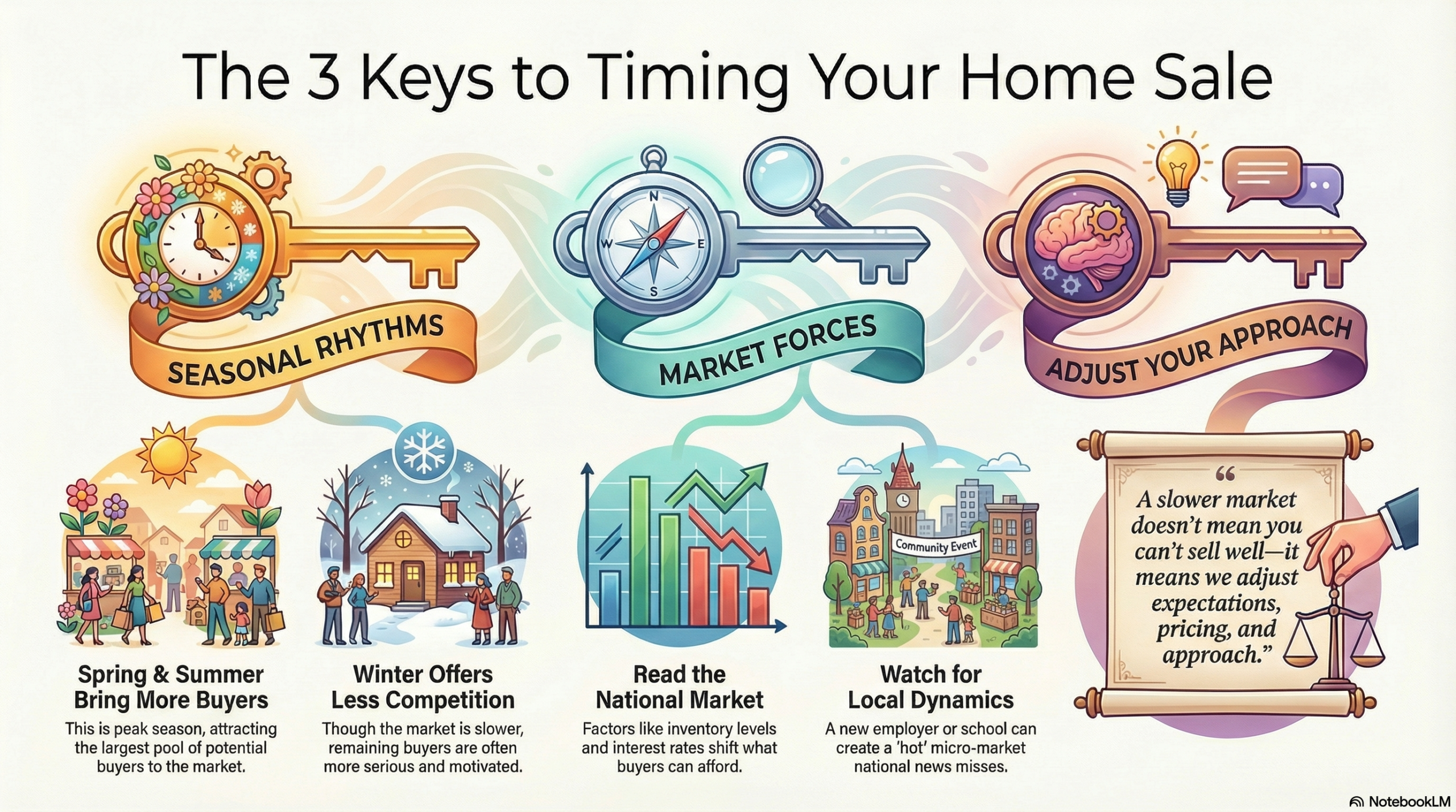 Timing determines your selling strategy